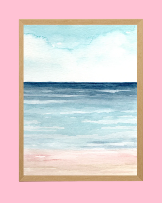 Calm Before the Storm Watercolor Art Print