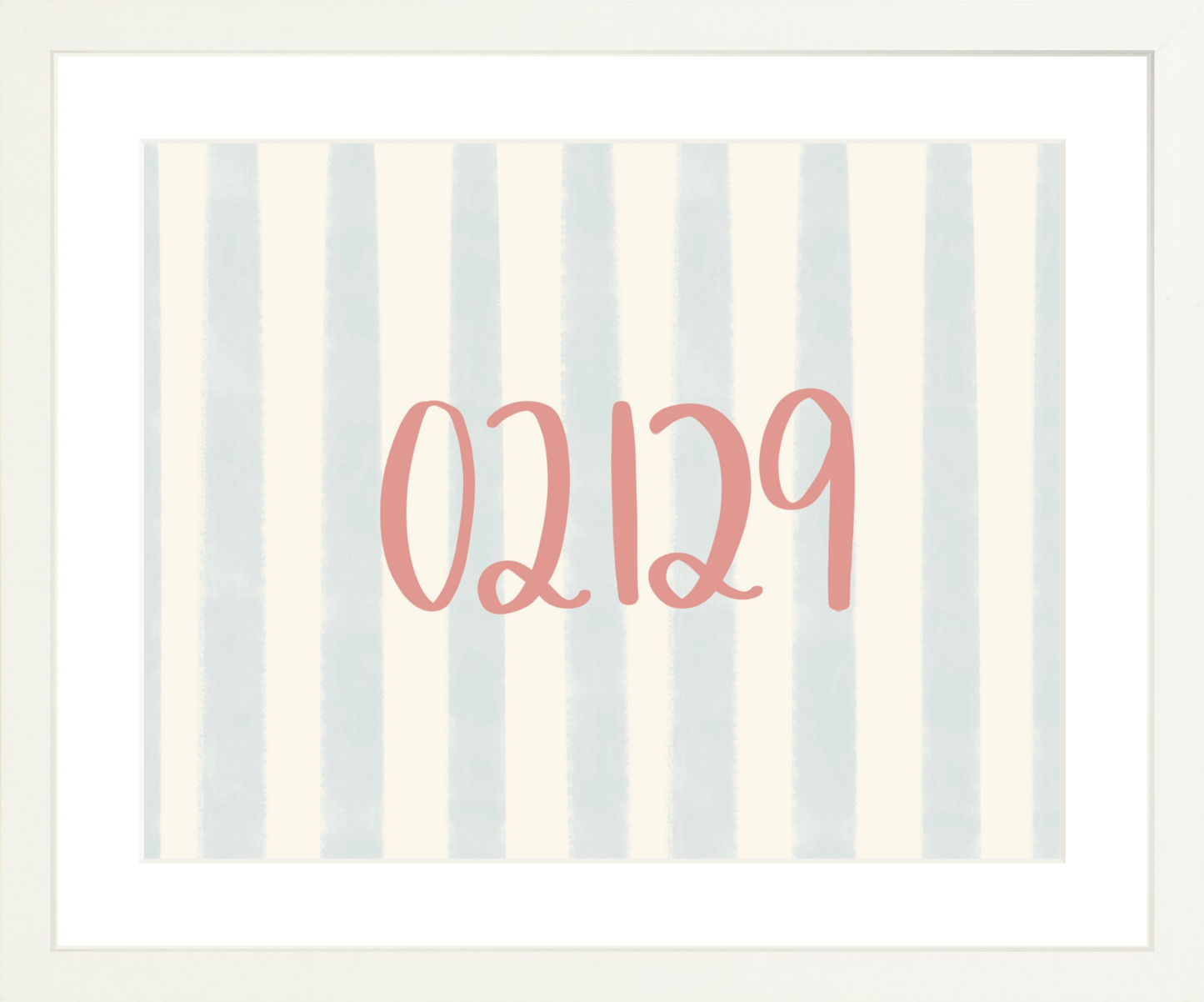 29403 Boardwalk Stripe Zip Code Print