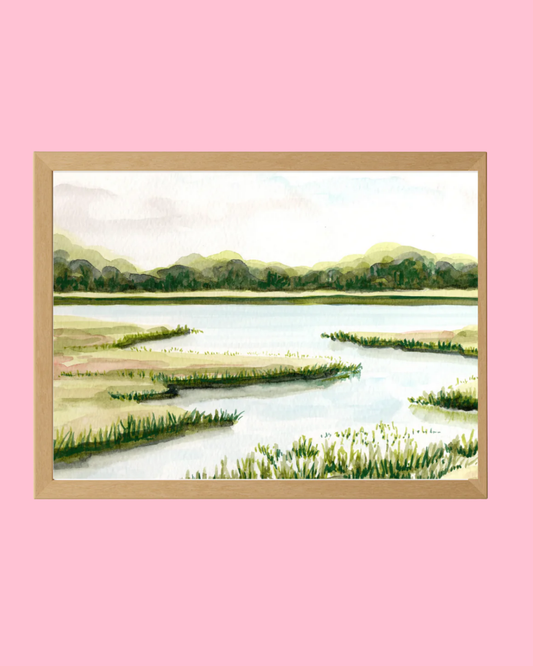 Beside the Still Waters Art Print