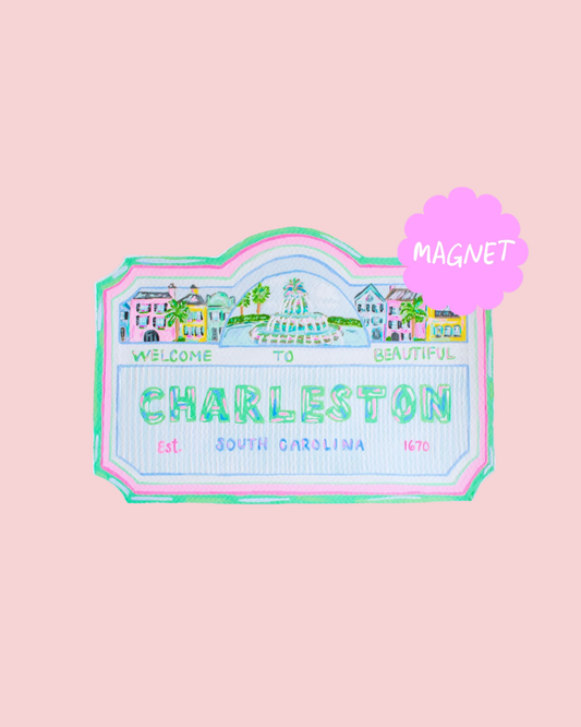 Charleston Sign Magnet