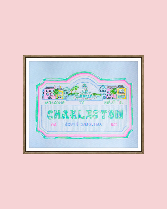 Charleston Sign Print