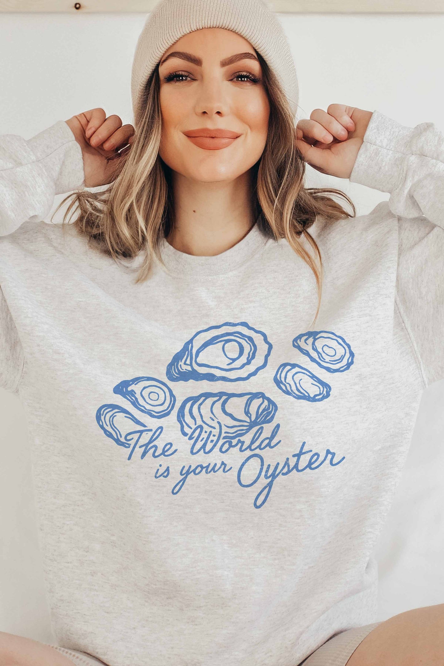 The World is Your Oyster Oversized Sweatshirt