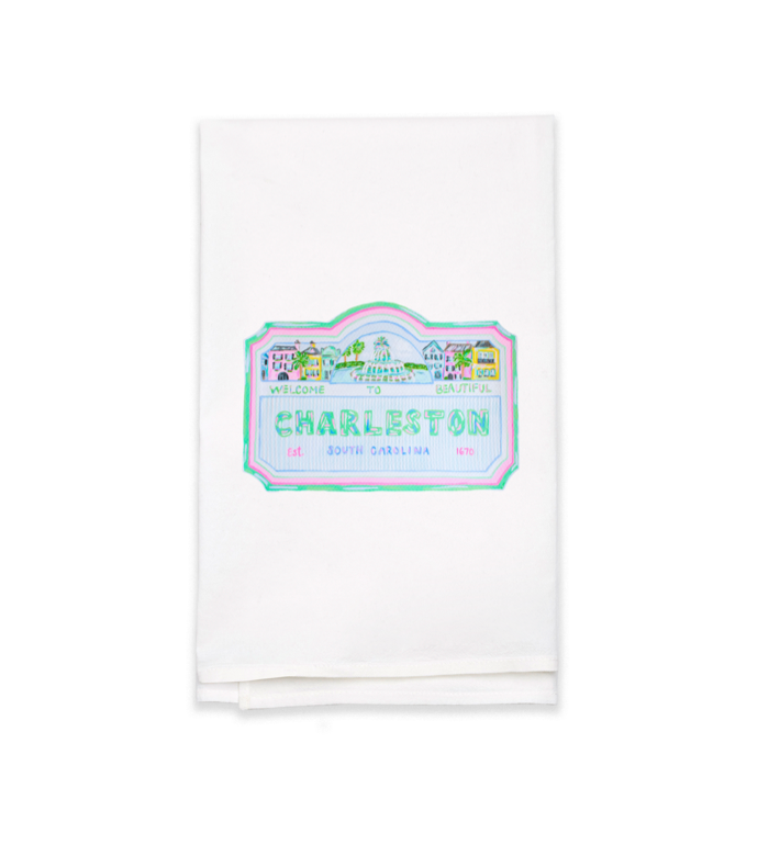 Charleston Tea Towel