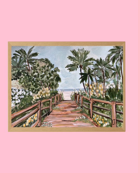 Day by the Sea: Coastal Print