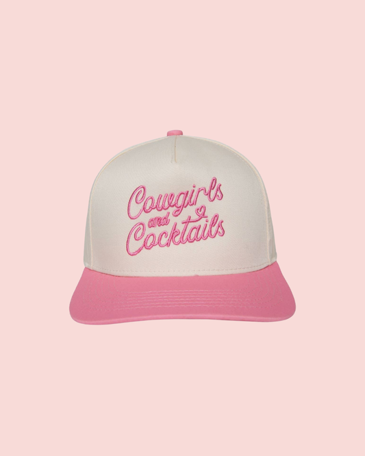 Cowgirls and Cocktails Two-Toned Wholesale Vintage Hat