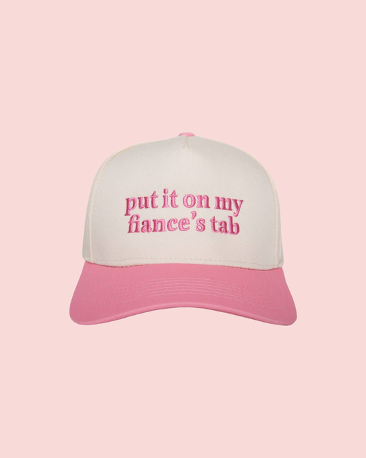 Put It On My Fiance's Tab Two-Toned Vintage Wholesale Hat