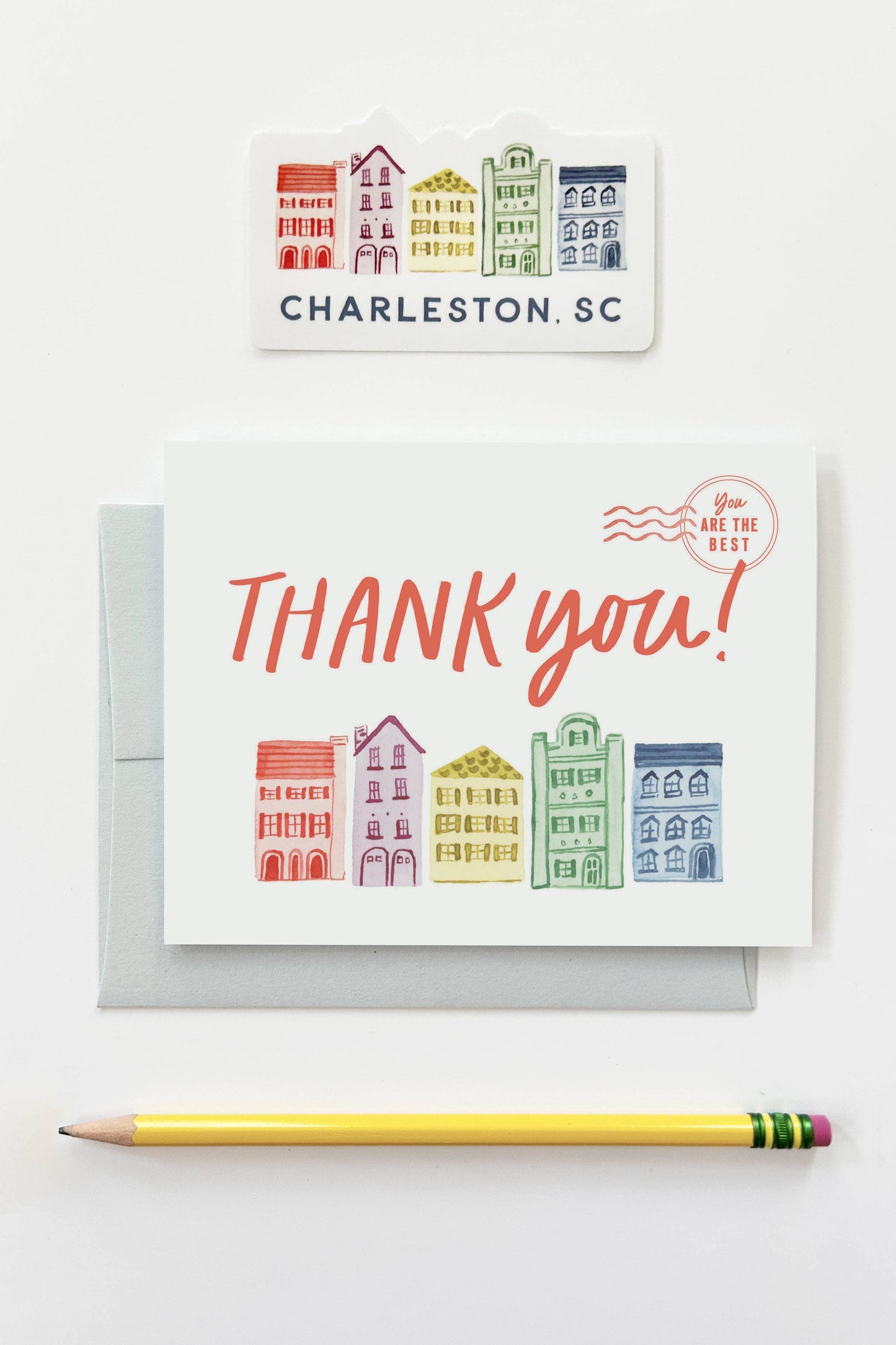 Watercolor Rainbow Row Sticker