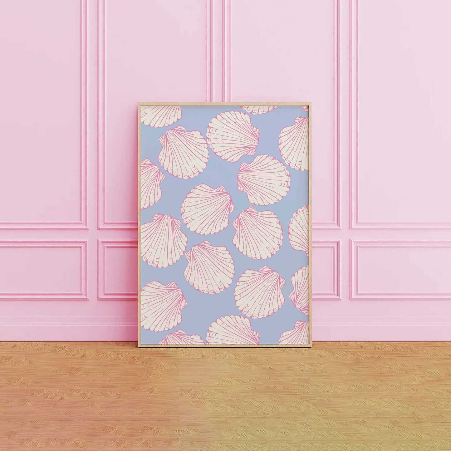 Seashells Pattern Print