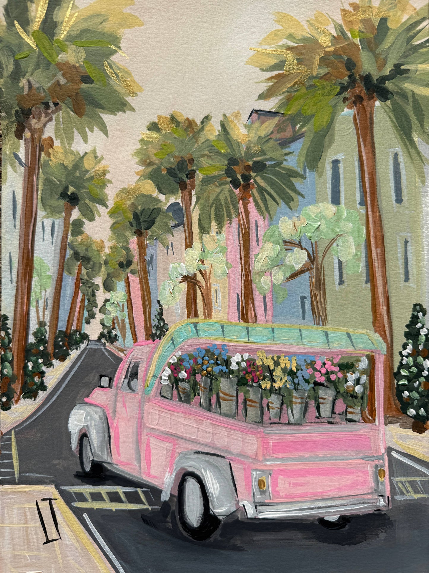 Charleston Inspired Print: Flowers for Sale