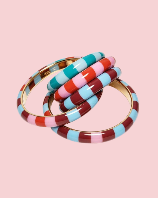 Striped Chunky Bangle