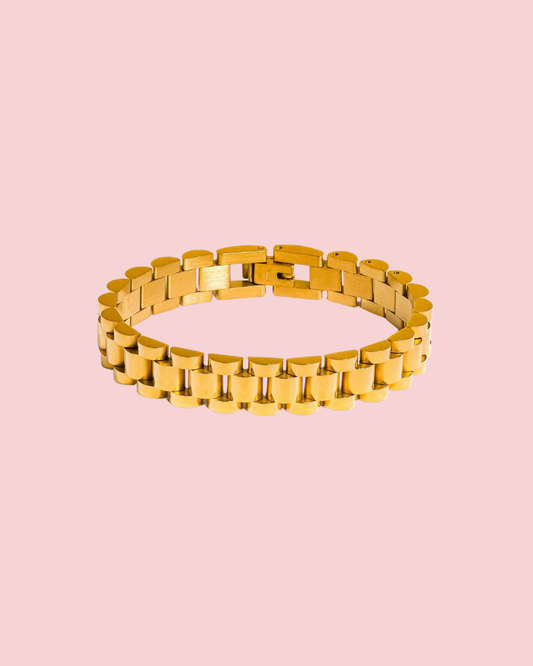Yannick 18K Gold Non-Tarnish Watchband Bracelet