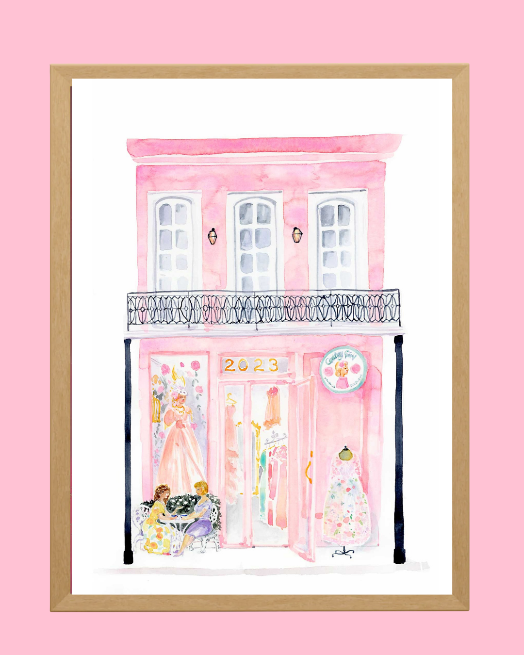 "Century Girl" Watercolor Fine Art Print