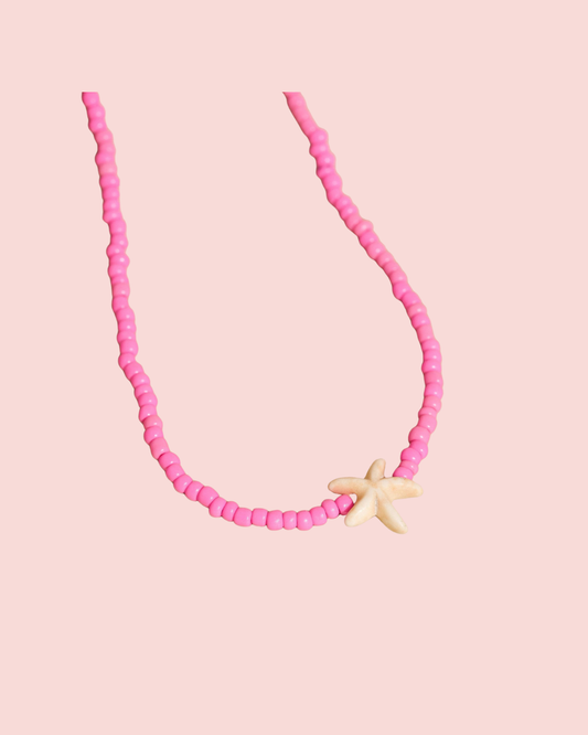 Piper 18K Gold Non-Tarnish Sea Star Beaded Necklace