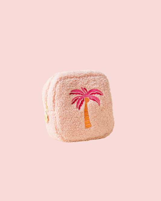 Teddy Pouch-Square Palm Tree