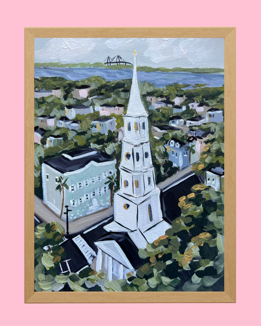 Charleston Inspired Print: From Above
