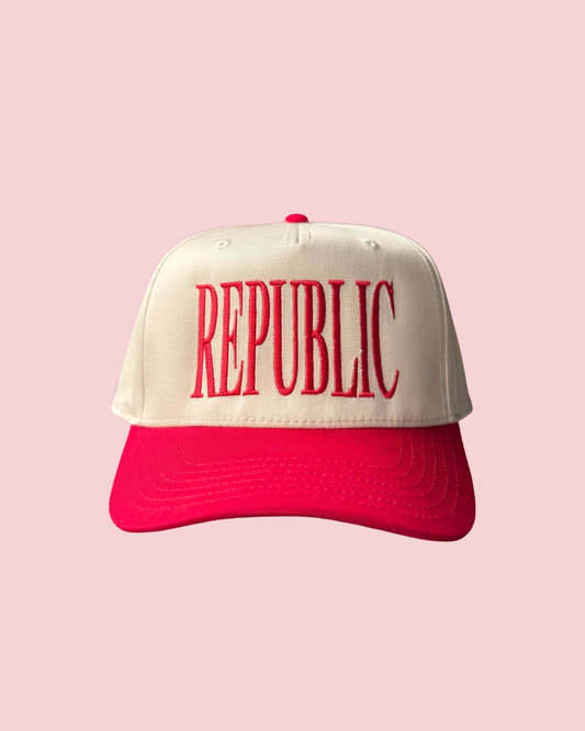 REPUBLIC Embroidered Hat