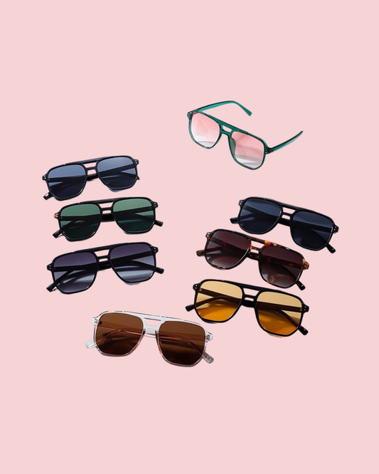 Retro Fashion Pilot Sunglasses