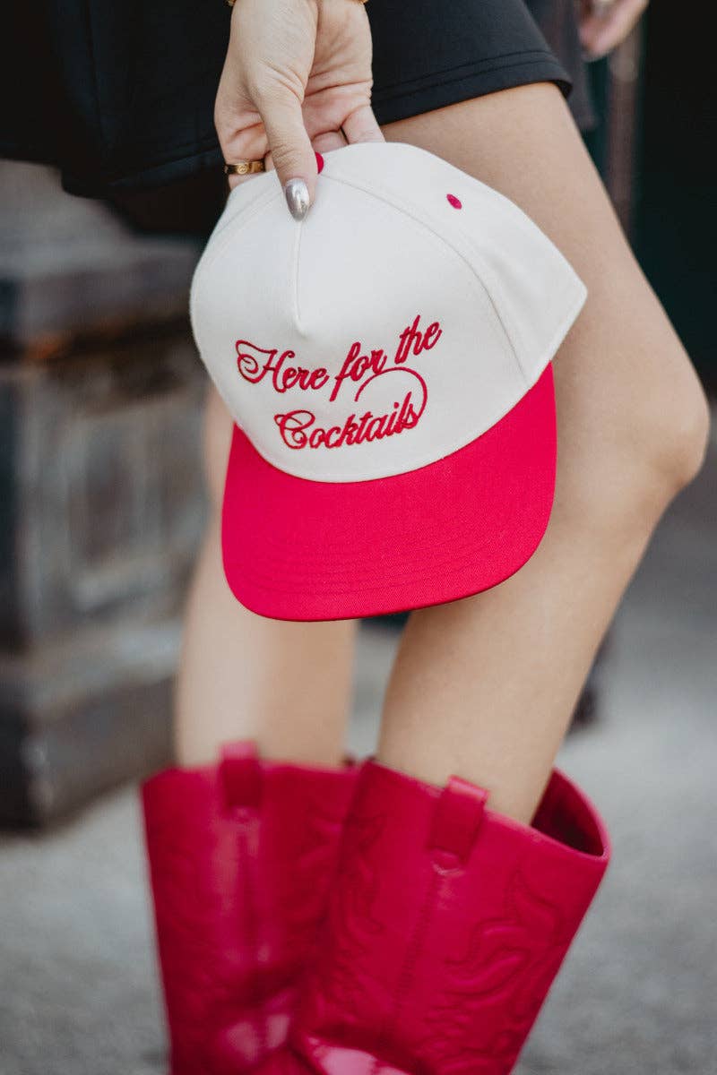 Here For the Cocktails Two-Toned Vintage Hat