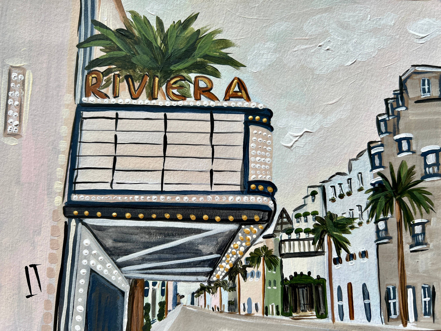 The Riviera: Charleston Inspired Print