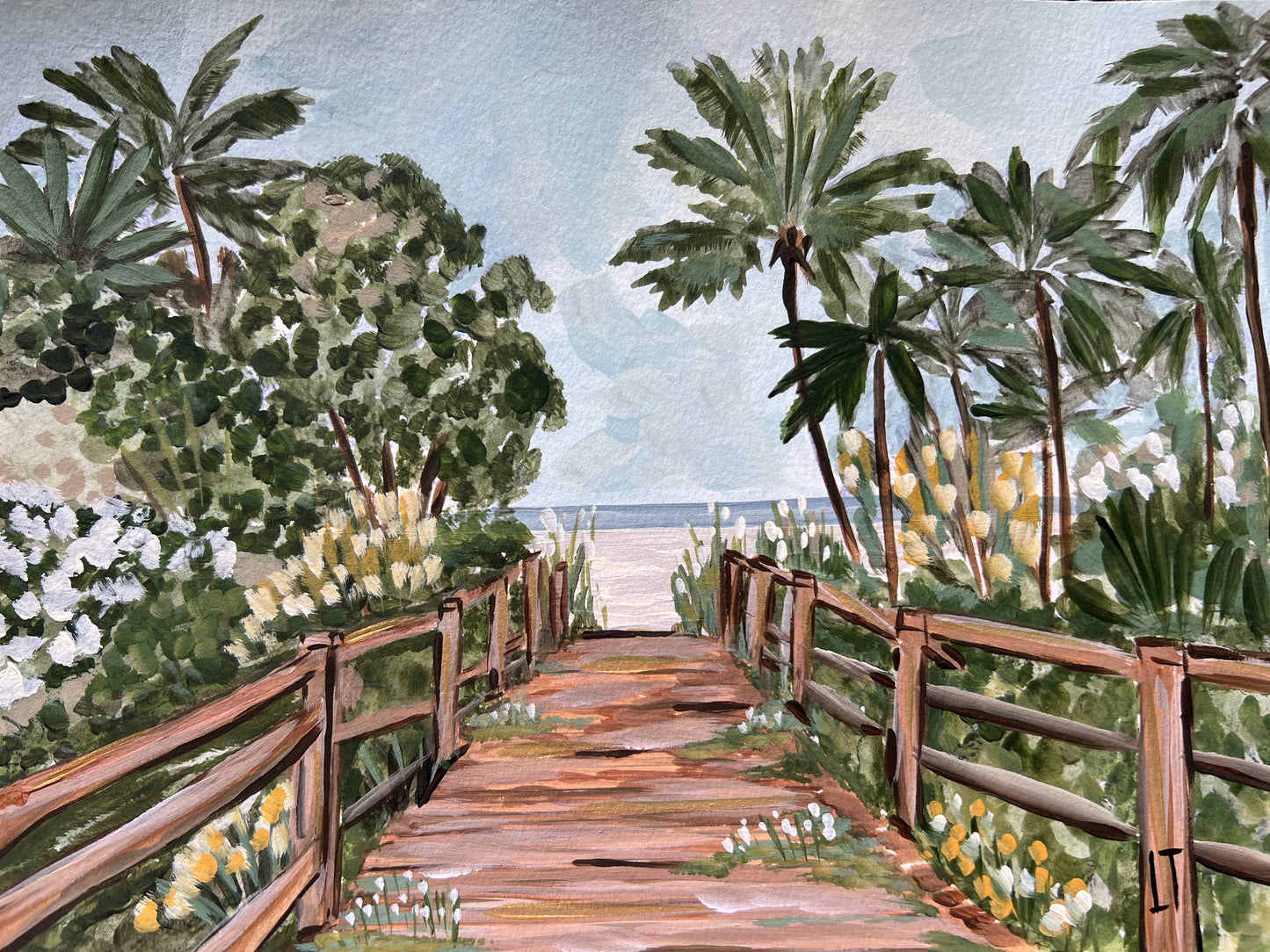 Day by the Sea: Coastal Print