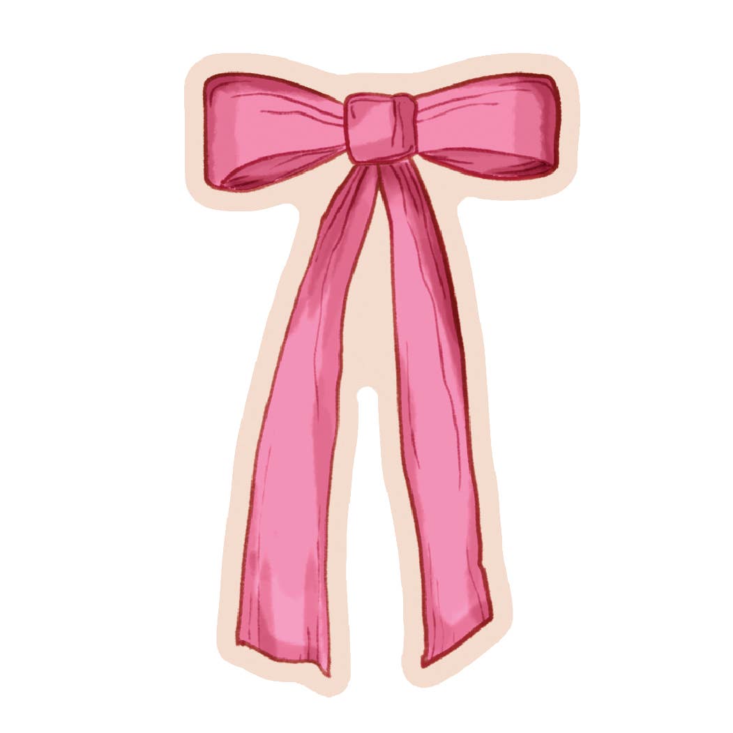 Vinyl Sticker • PINK BOW