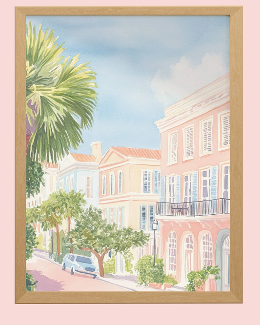 Coastal Charleston Art Print