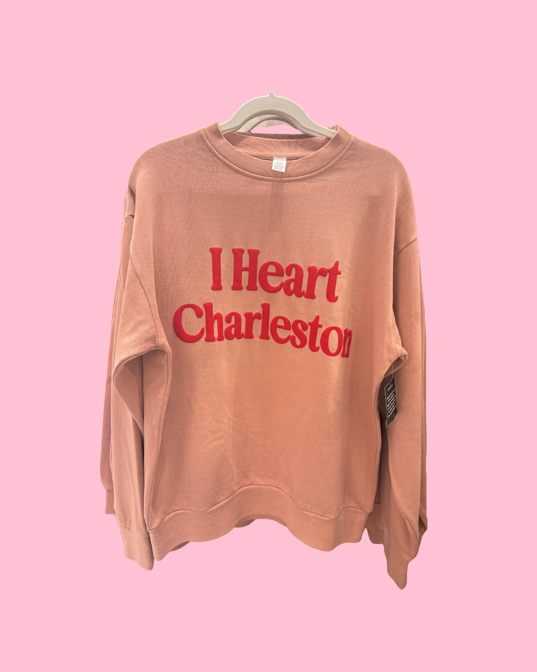 I Heart Charleston Garment Dyed Sweatshirt