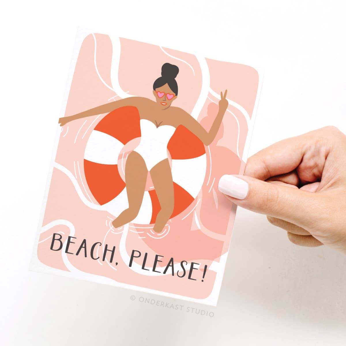Beach, Please! Greeting Card