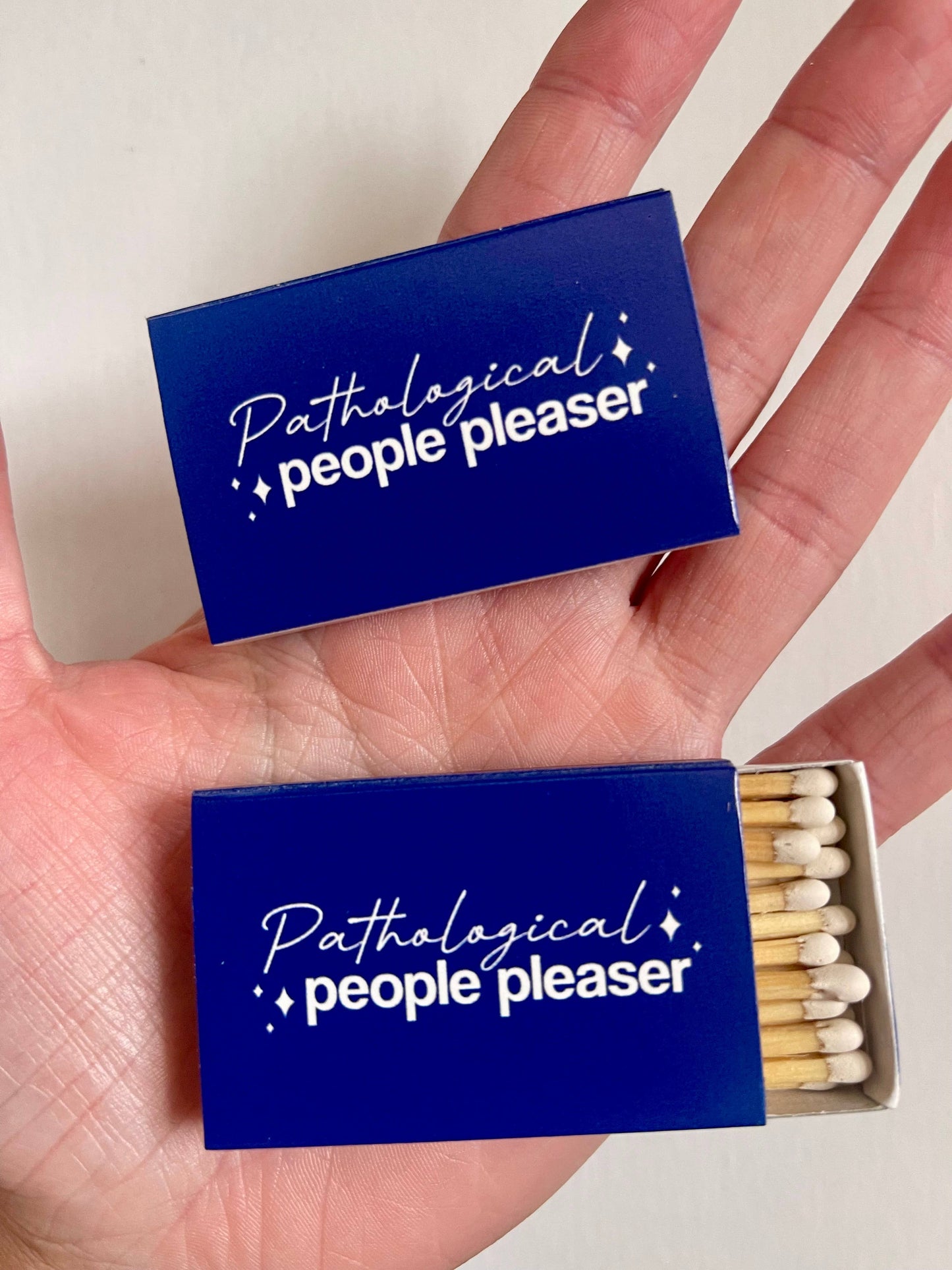Pathological People Pleaser Midnight Blue Match Boxes