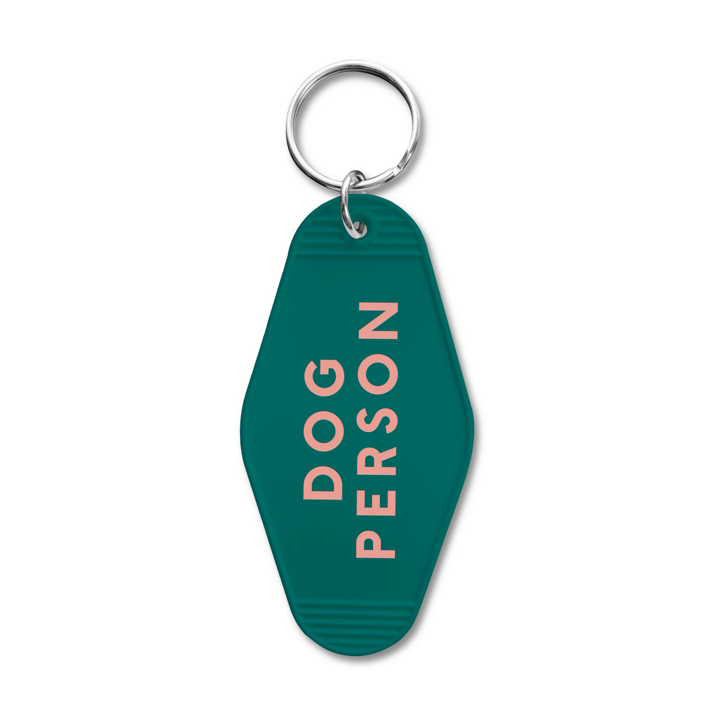 Dog Person - Retro Hotel Keychain