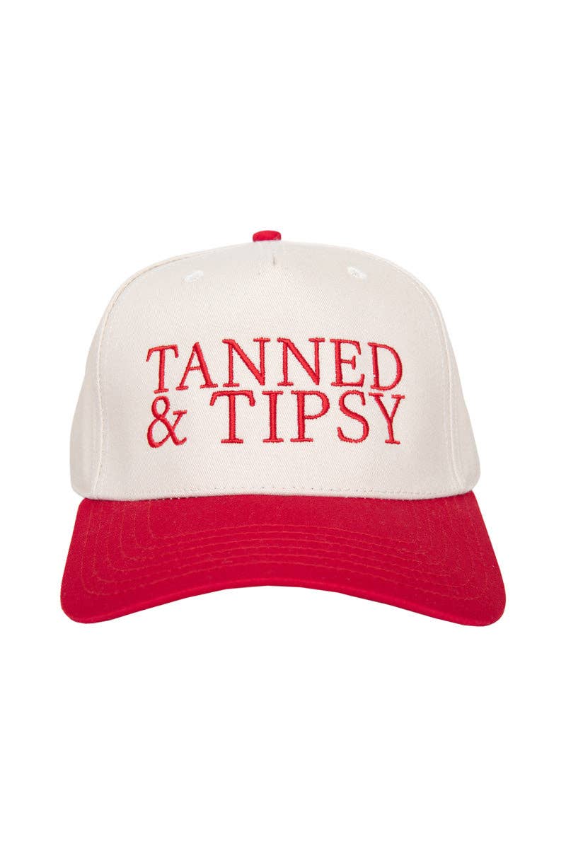 Tanned & Tipsy Two-Tone Hat