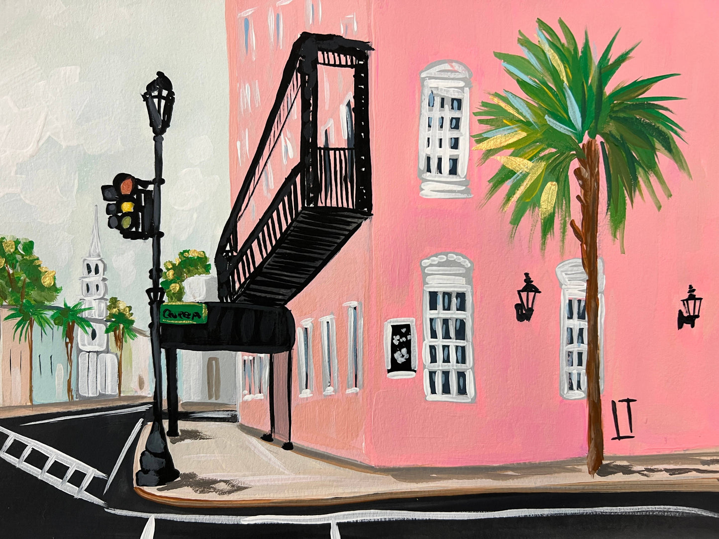 Queen Street :Charleston Inspired Print