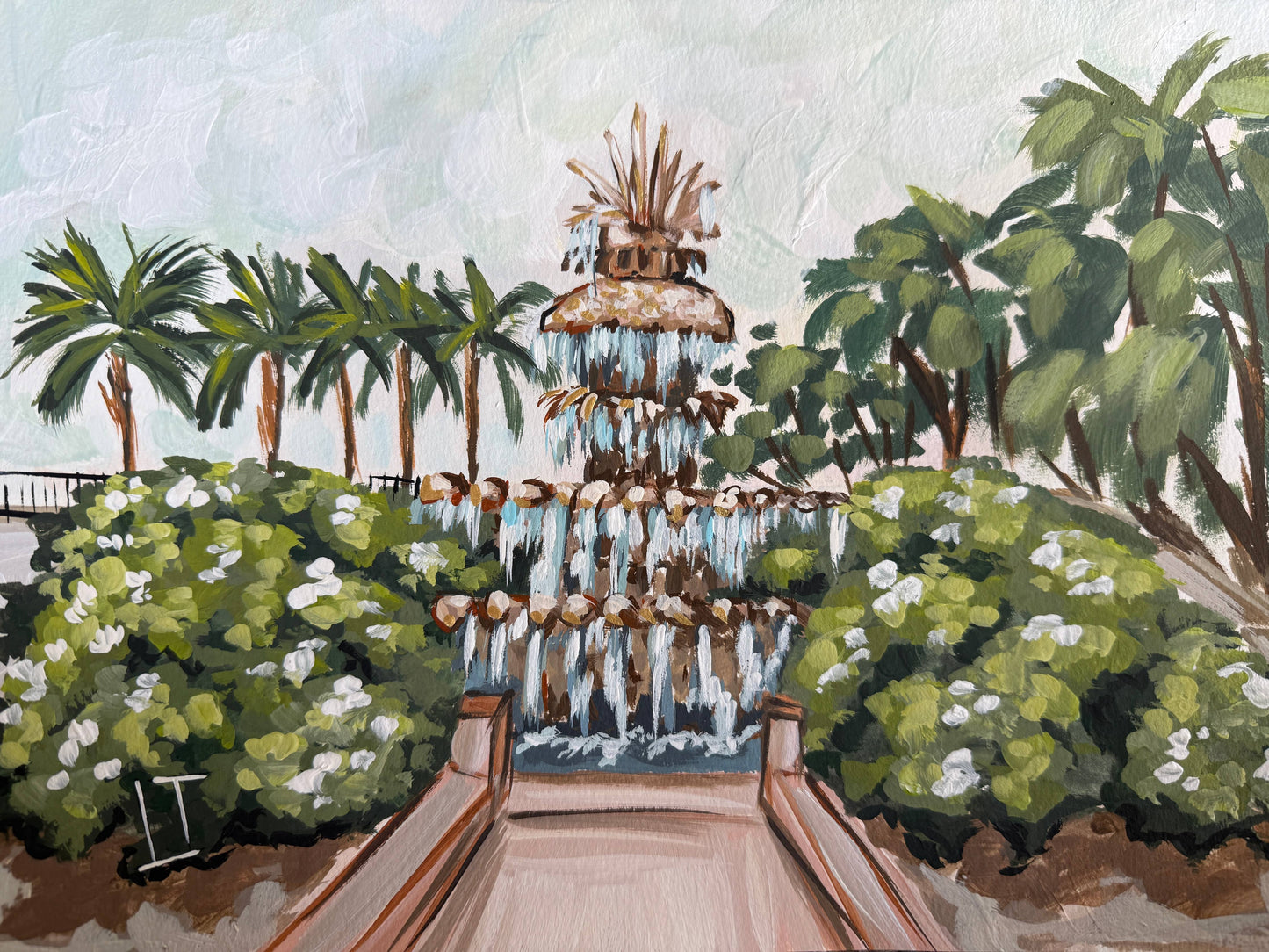 A Place to Cool Off : Charleston Inspired Print