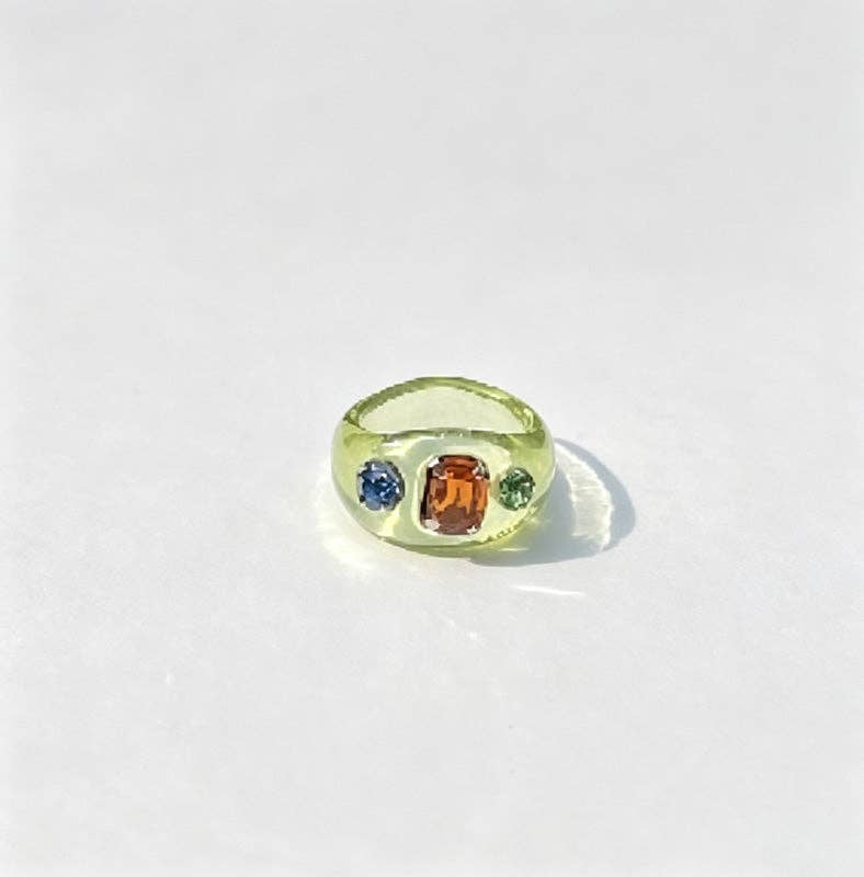 Chunky Gem Ring