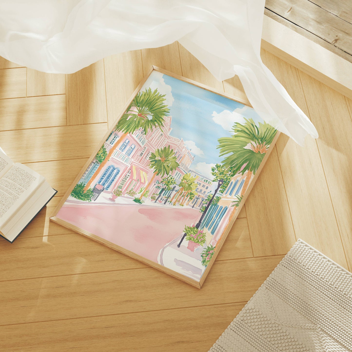 Charleston Street Art Print