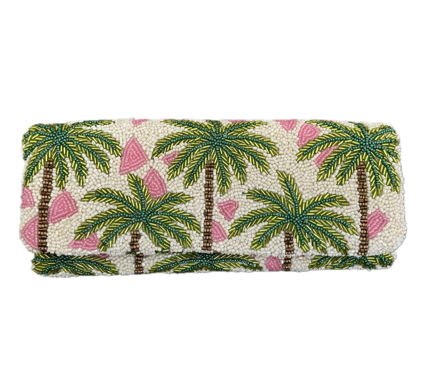 Palm Beaded Bag