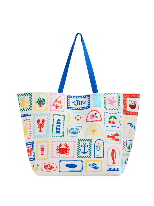 SEASIDE CARRYALL TOTE,MULTI
