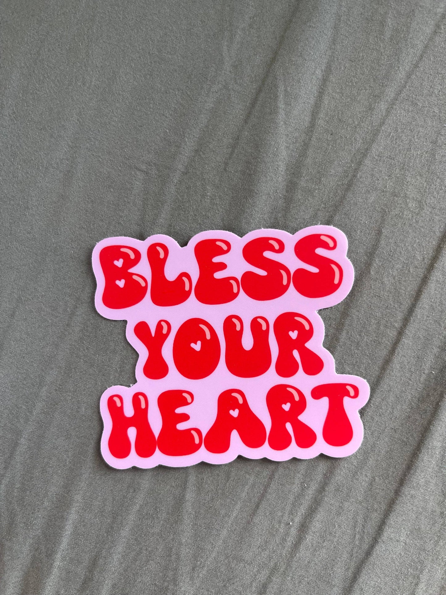 Bless Your Heart Funny Southern Saying Vinyl Sticker