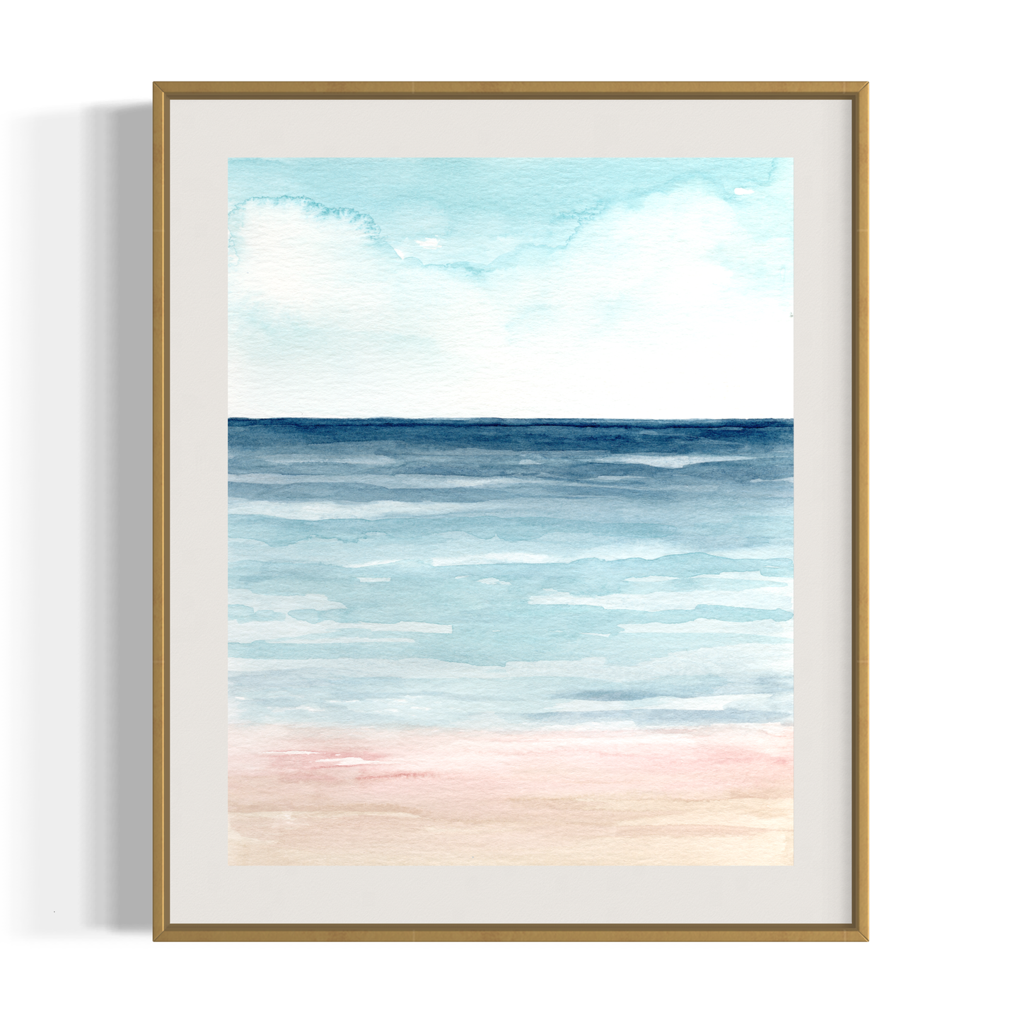 Calm Before the Storm Watercolor Art Print