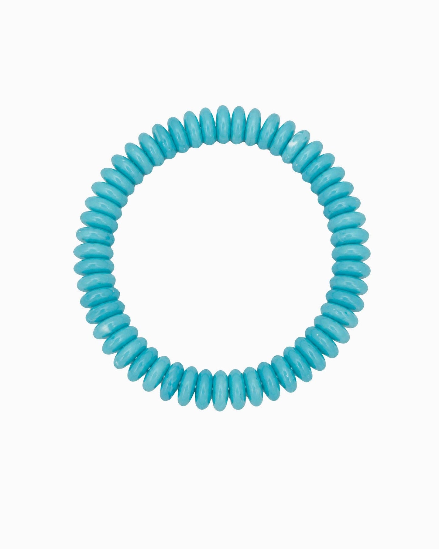 Summer Wide Disc Marble Beaded Stretch Bracelets