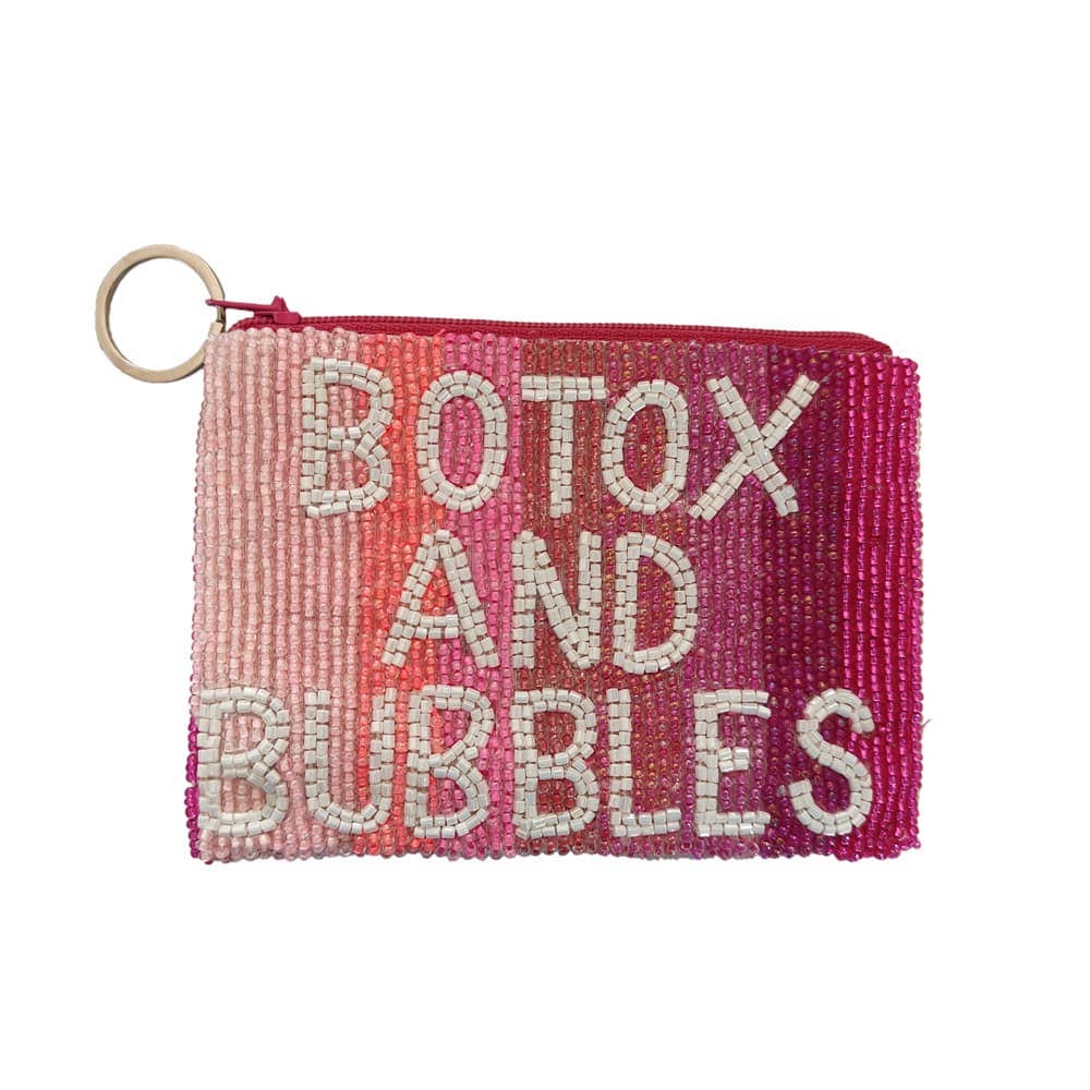 Botox & Bubbles Coin Purse