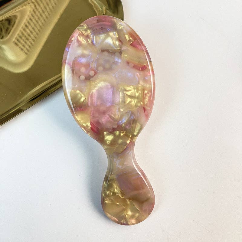 Stylish Colorful Oval Acetate Air Cushion Combs