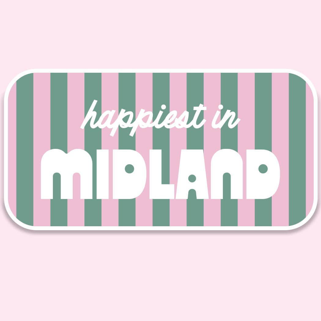Striped Charleston City Sticker