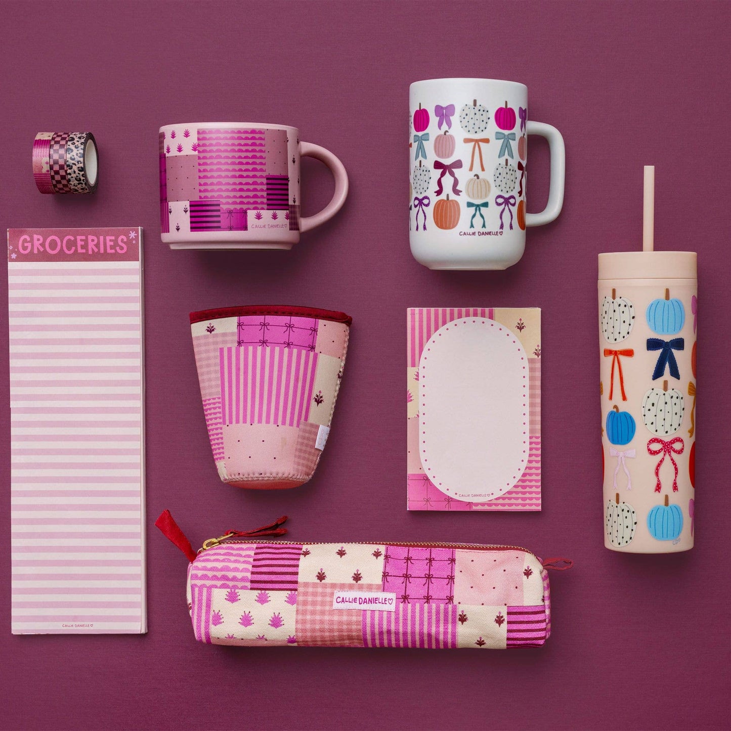 Quilted Patchwork Drink Sleeve