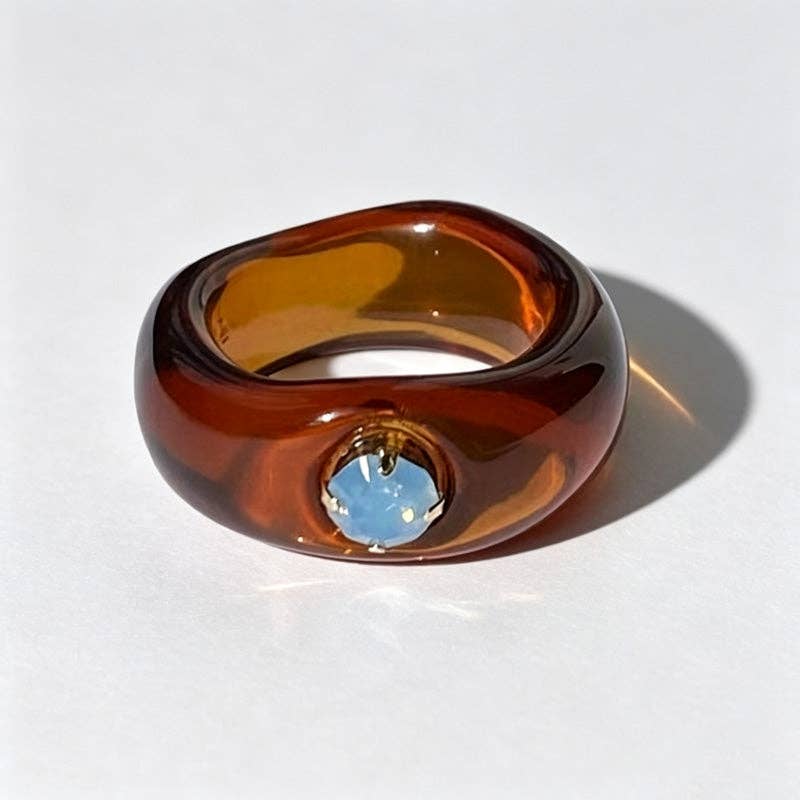 Chunky Gem Ring