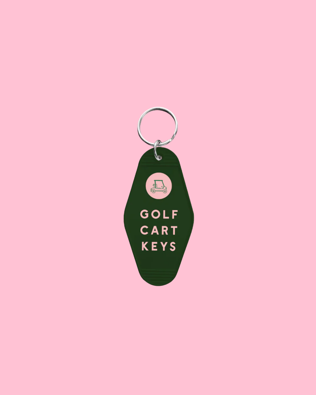 Golf Cart Keys - Retro Hotel Keychain