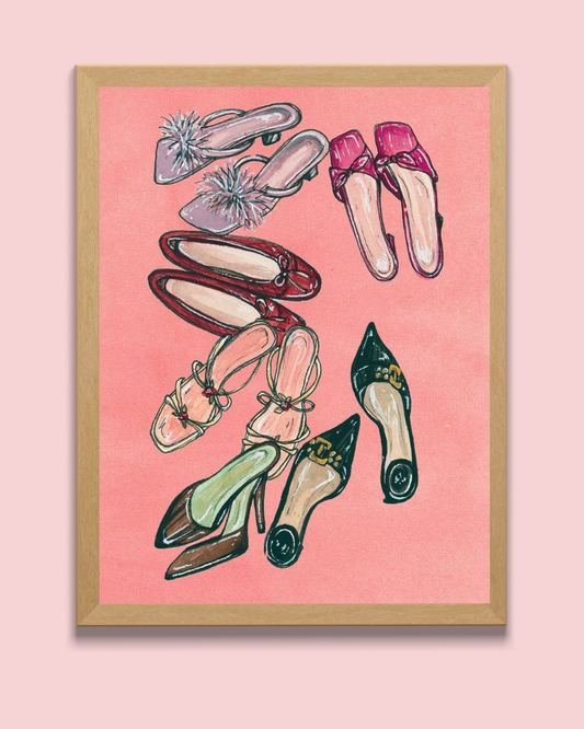 Never Too Many Shoes Fine Art Print