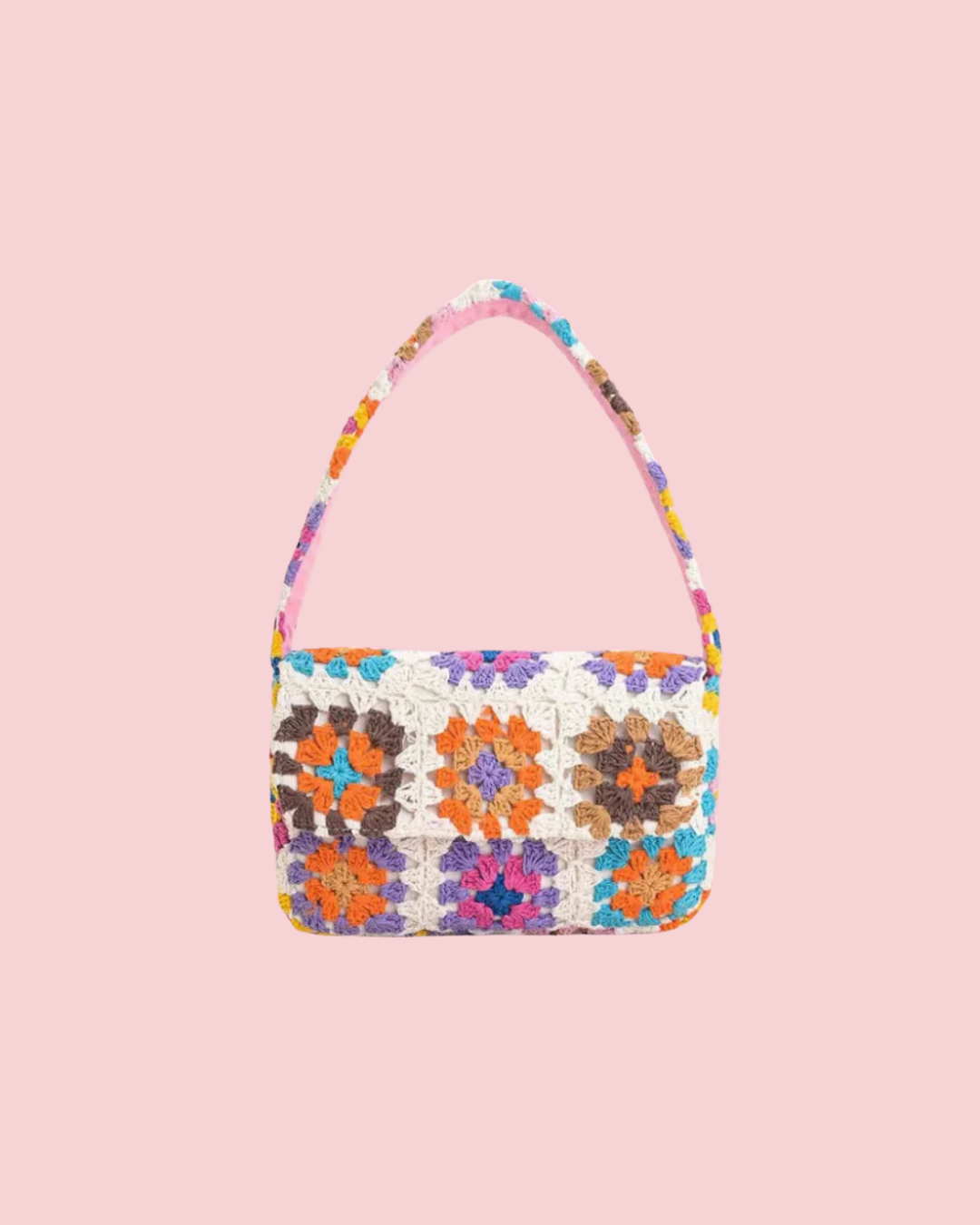 Stitch Please White Shoulder Bag