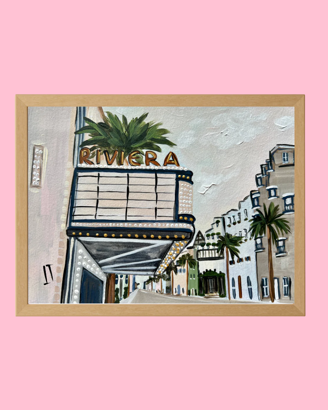 The Riviera: Charleston Inspired Print