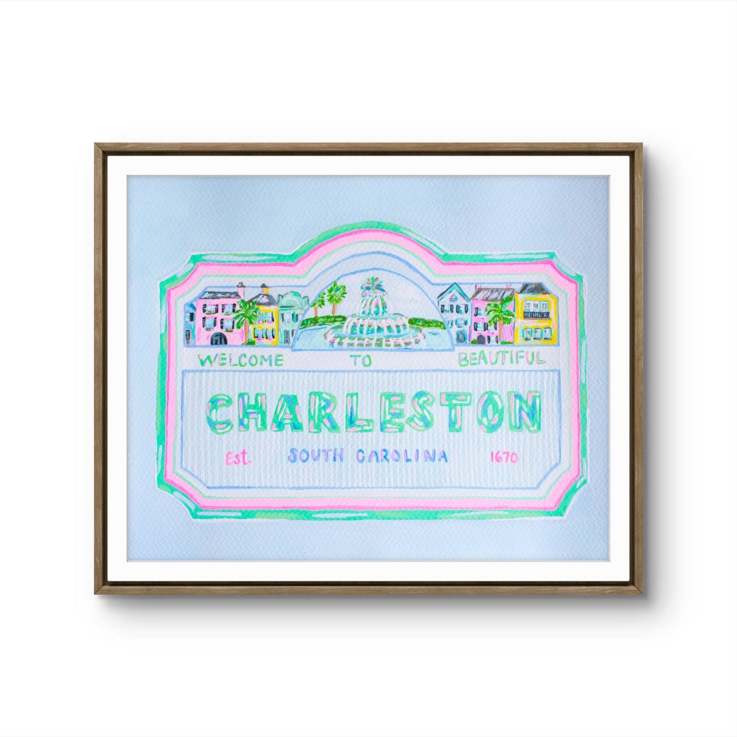 Charleston Sign Print